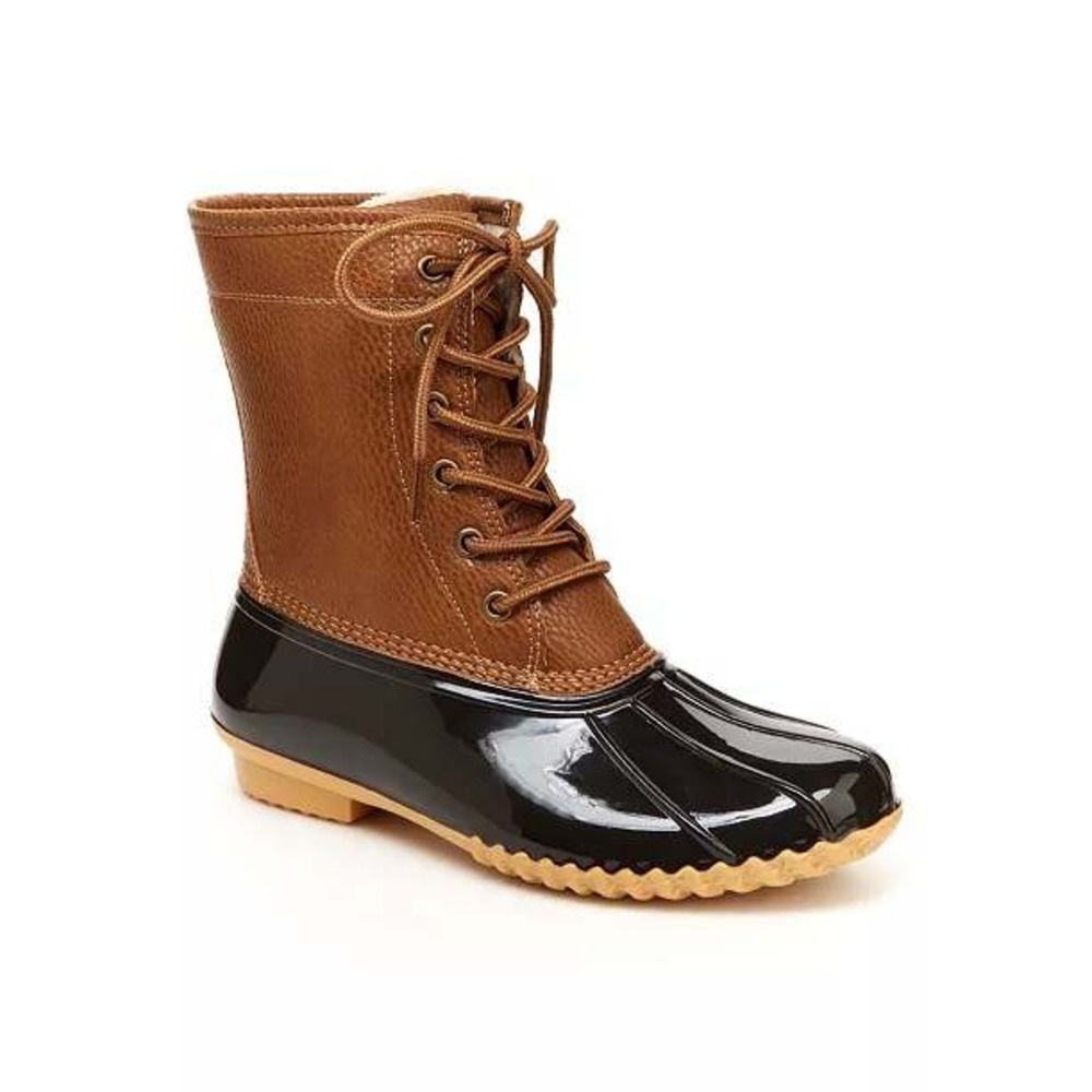 NWB JBU Women's Maplewood Water-Resistant‎ Lace-up Duck Boots size 11 Blue/brown